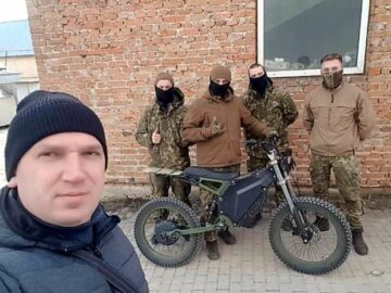 Moto elétrica silenciosa foi desenvolvida especialmente para o exército ucraniano