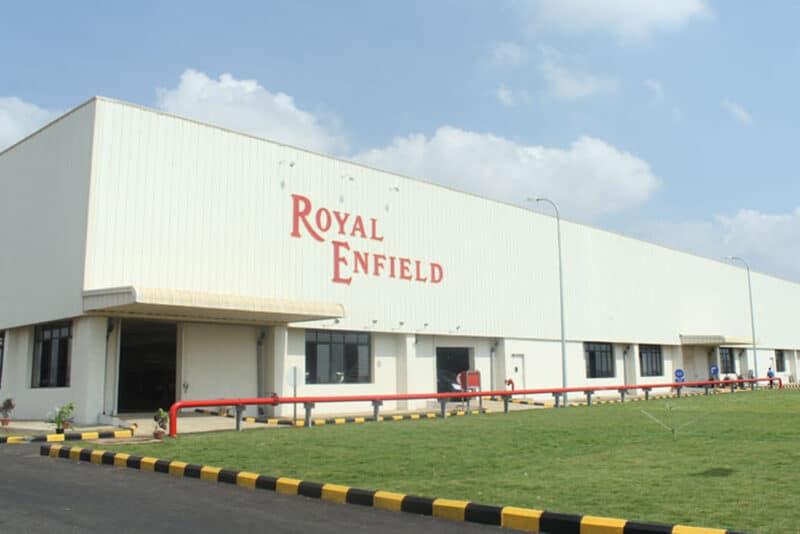 royal enfield motos - fábrica na índia