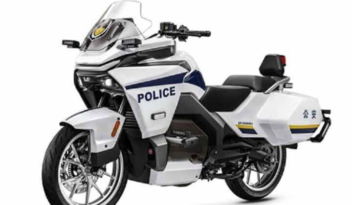 Como é a moto elétrica criada especialmente para a polícia