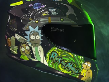 Conheça o novo capacete da Norisk inspirado no seriado Rick and Morty