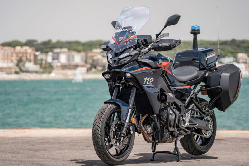 polícia da itália conta com novas motos tracer 900