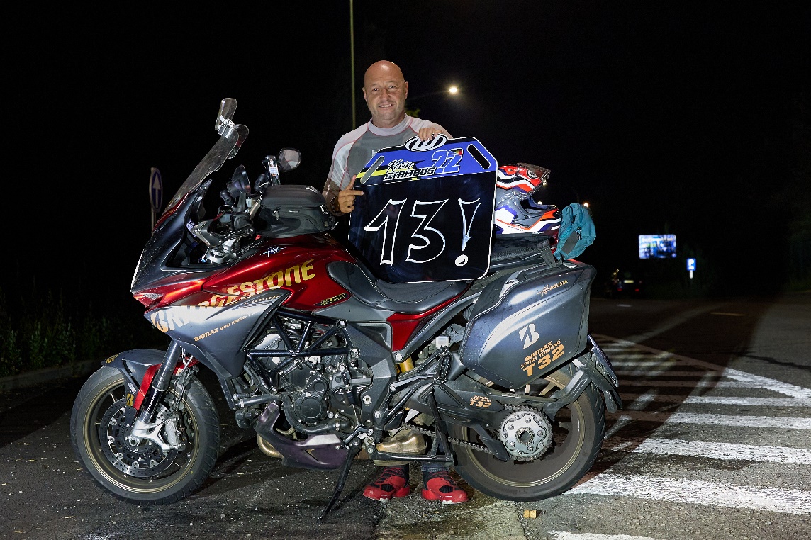 belga faz viagem de moto recorde na europa