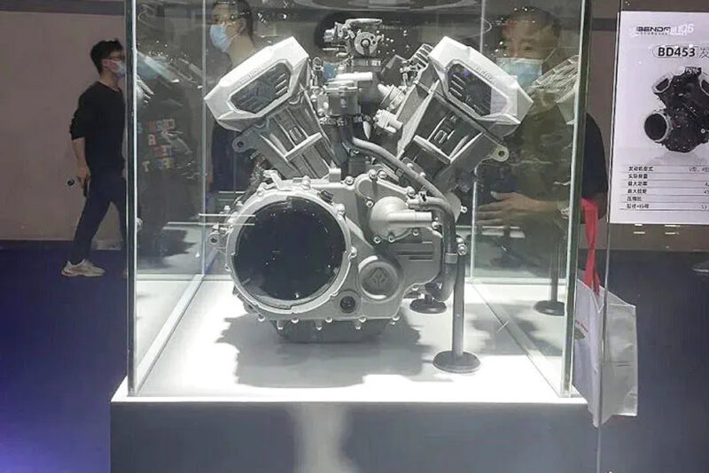 motor da benda bd500, a Harley-Davidson chinesa