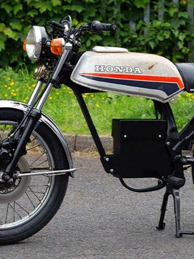 Audácia! Antiga Honda CB é transformada em moto elétrica!