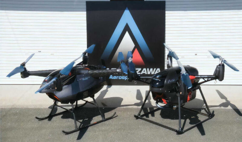 Arase Aizawa Aerospatiale - drone com motor de moto esportiva