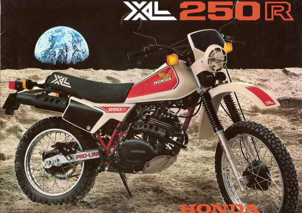 Honda XL 250R em 1982