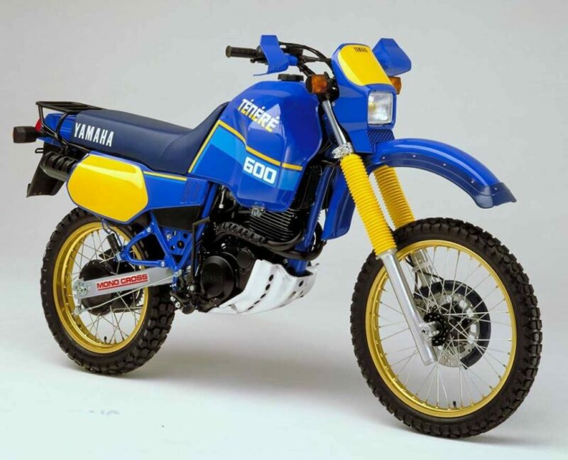Yamaha XT 600 Z Ténéré em 1988 - motos década 80