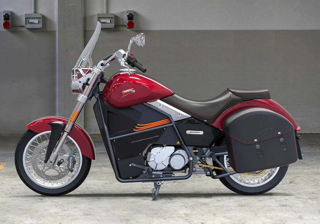 moto elétrica custom