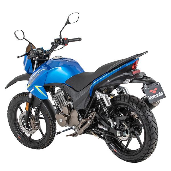 moto 125 cc azul