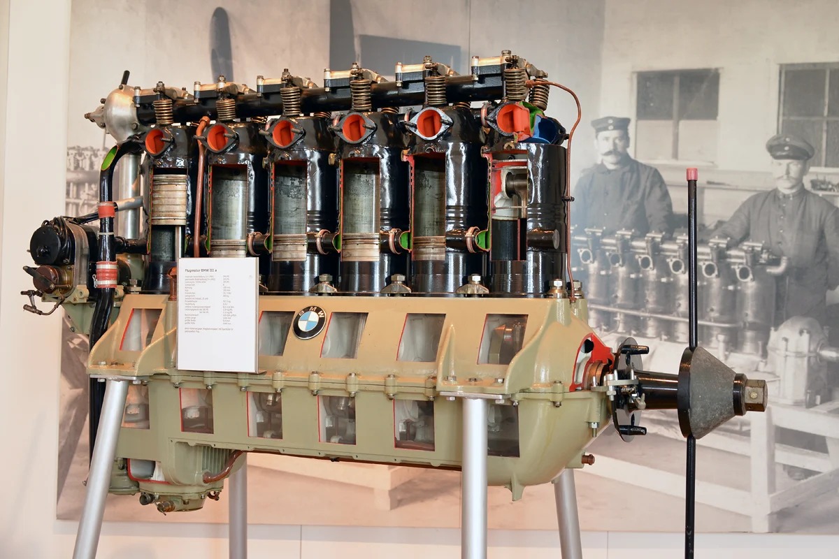 Motor BMW usado em aviões durante a Segunda Guerra Mundial