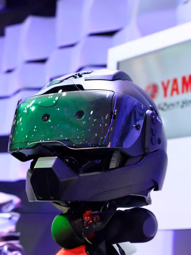 Melhor que Vision Pro? Yamaha terá capacete de moto com VR!