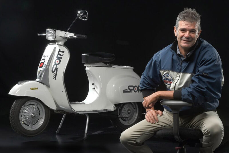 Italiano Valerio Boni bateu recorde de scooter