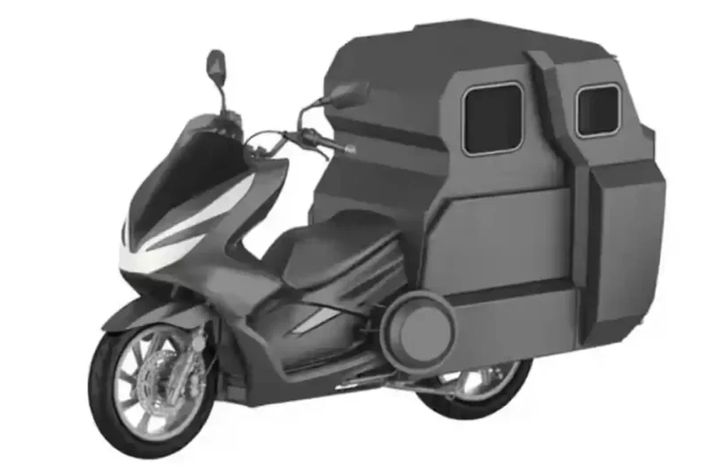 Uma PCX motorhome? Veículo curioso foi patenteado - Divulgação