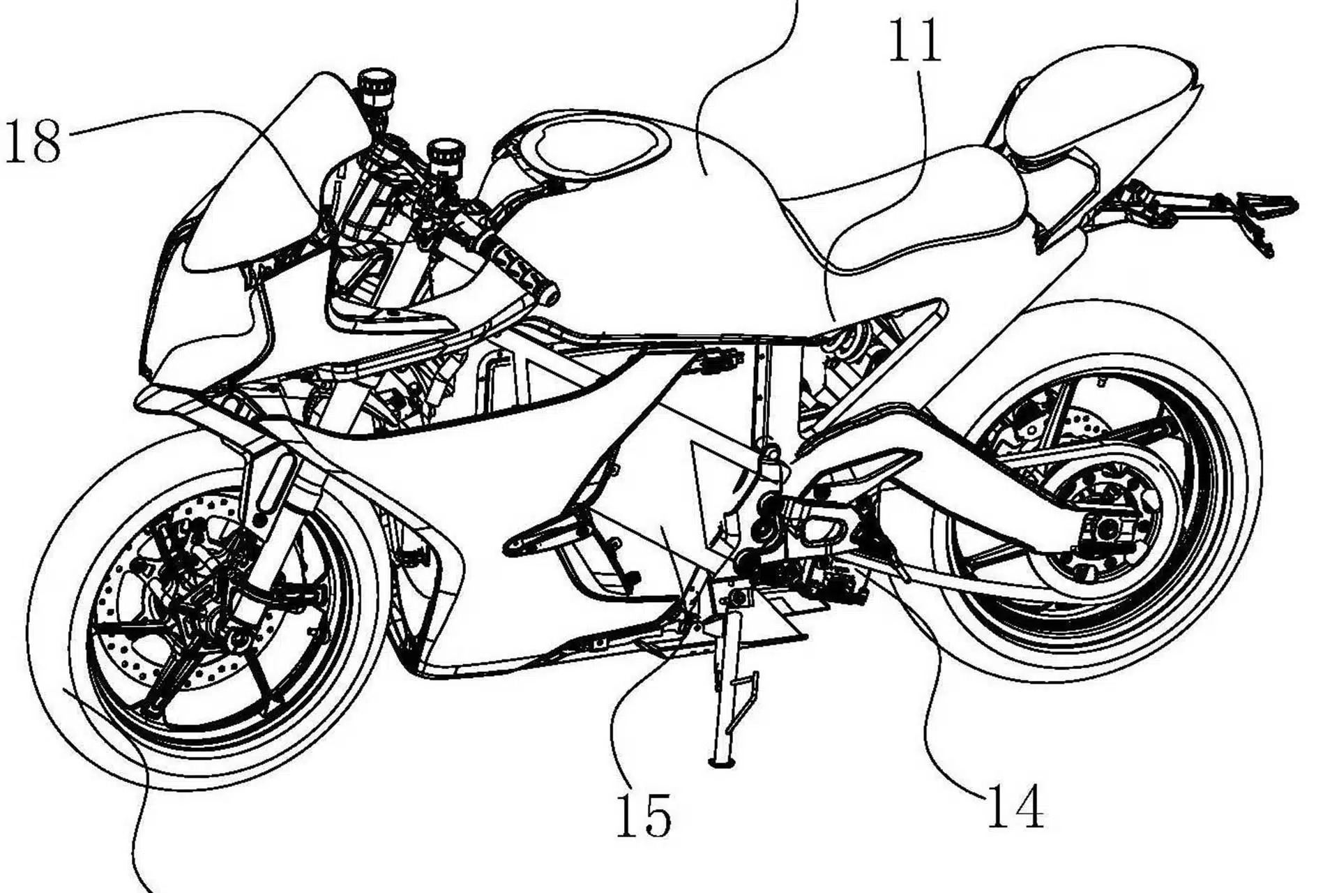 Próxima CFMoto será uma esportiva elétrica? Veja novo projeto da marca
