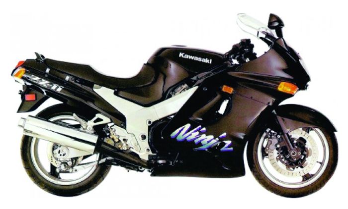 Moto modelo Kawasaki Ninja ZX 11
