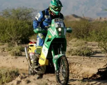 Rally Dakar 2011: Moto da Equipe Petrobras Lubrax enfrenta dura etapa