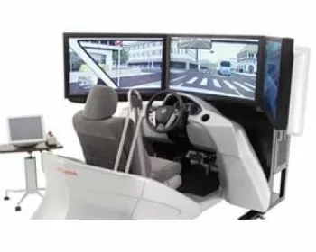 Simulador de direção da Honda