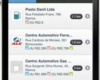 Combustível mais barato com aplicativo no iPhone