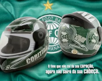 Pro Tork lança capacete para fãs do Coritiba