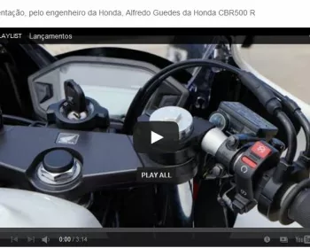 Video – Eng. Alfredo Guedes apresenta a Honda CBR500 R