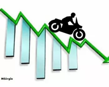 Produção de Motos cai em outubro frente ao mesmo mês de 2013