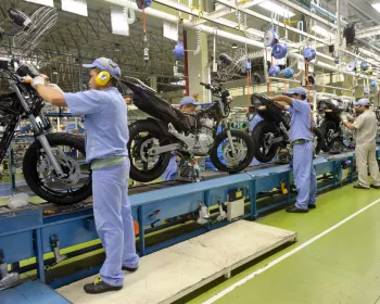 Produção e vendas de motocicletas crescem em março