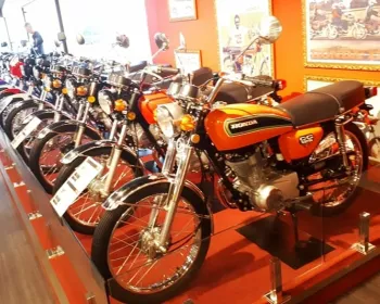Museu de motos Honda como opção de lazer em família