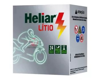 Heliar lança bateria de íons de lítio para motos