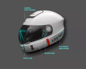 Novo capacete inteligente promete usar realidade aumentada