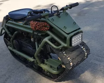 Hamyak, a mini moto russa que parece um tanque de guerra!