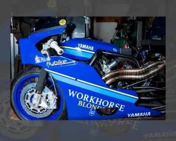 Moto Yamaha nas cores da RD 350 ganha Nitro!