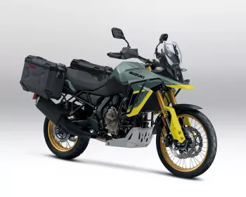 Confirmada ao BR, big trail Suzuki tem nova versão para viagens