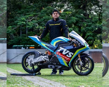 Parceira de Dafra e BMW, TVS lança moto elétrica esportiva