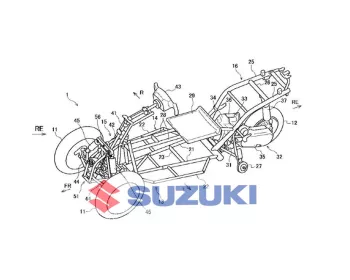 Inesperado: Suzuki trabalhando em novo 'triciclo inclinável'