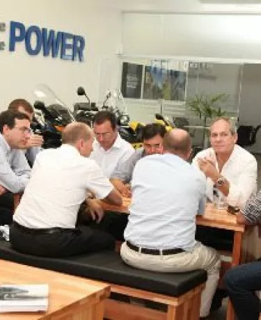 Visita do presidente da BMW Motorrad no Brasil