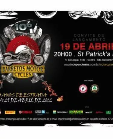 Lançamento oficial do Barretos Motorcycles será nesta quinta-feira (19), em São Carlos