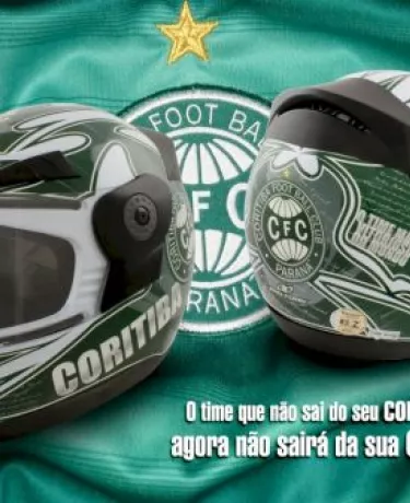 Pro Tork lança capacete para fãs do Coritiba
