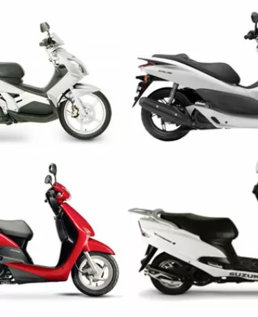 Comparativo – pequenos scooters