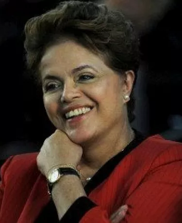 A alegria de Dilma, que decidiu aprender a pilotar moto