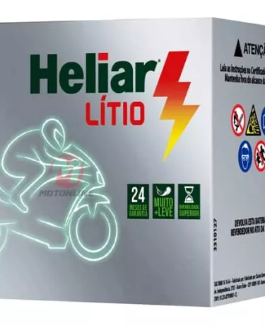 Heliar lança bateria de íons de lítio para motos