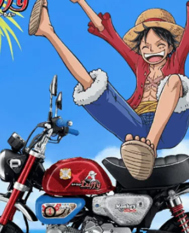 One Piece vira edição especial de moto da Honda