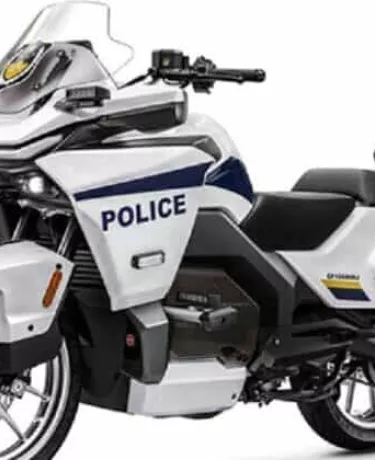 Como é a moto elétrica criada especialmente para a polícia