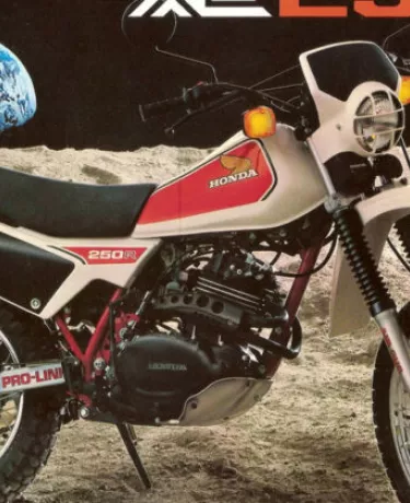 Lembre a Honda XL 250 R, moto que ‘explorou a lua’ nos anos 80